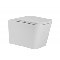 La Futura Aqualine T-Joy 2.0 Square WC závěsné rimless Twist Flush včetně sedátka slim soft-close hranatý